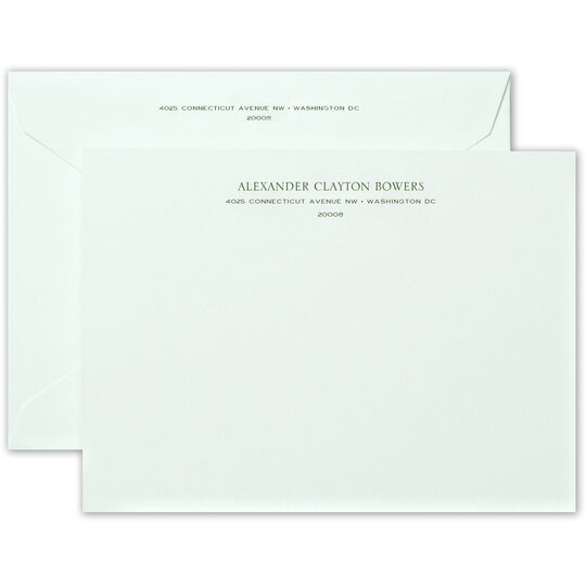 Hand Engraved Beach Glass Correspondence Note Cards